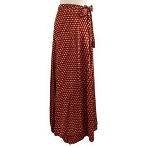 70s Flower Girl Maxi Wrap Skirt, Authentic vintage, super cool!